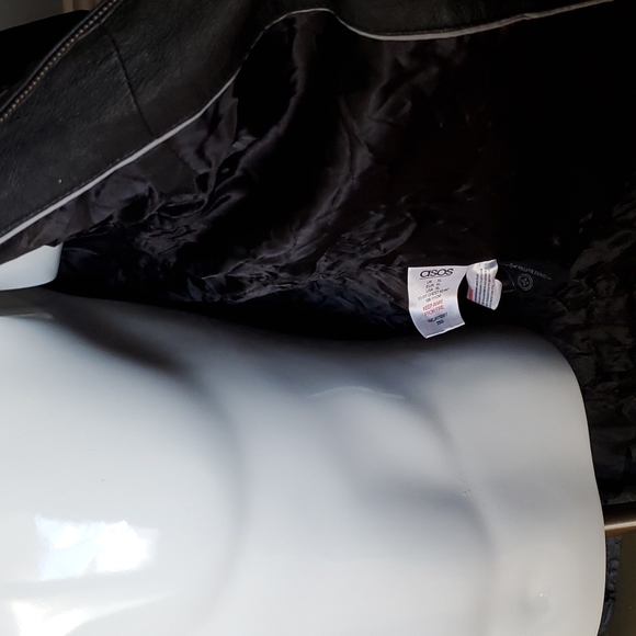 Leather Black Studded Jacket - Picture 4 of 6